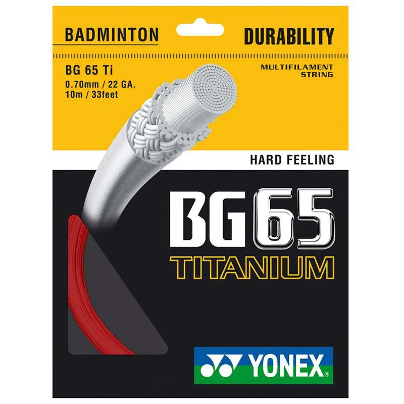 BG65 TITANIUM Yonex Badminton String Set (10m)