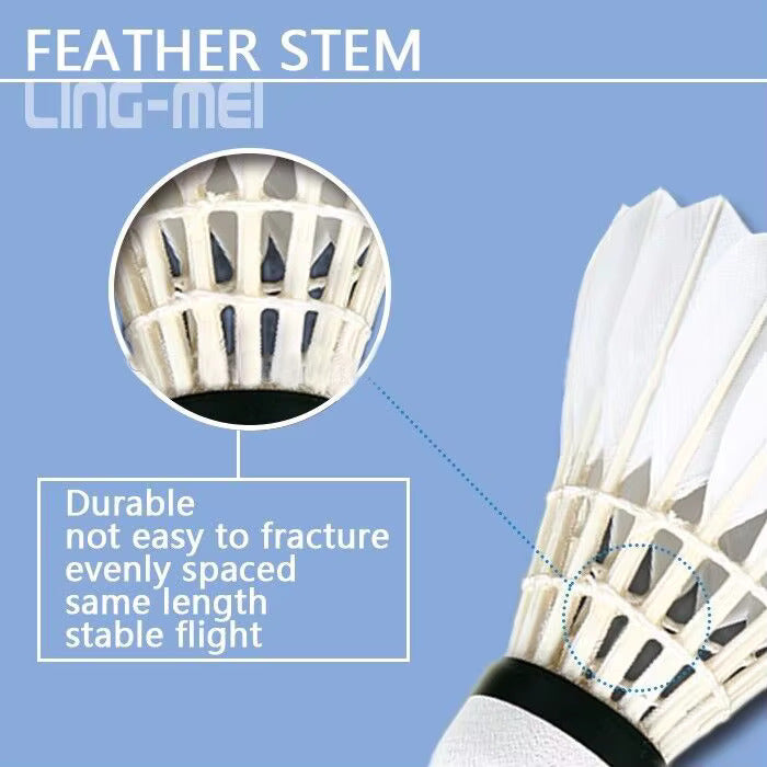 LING-MEI 90PRO BWF Goose Feather Badminton Shuttlecock