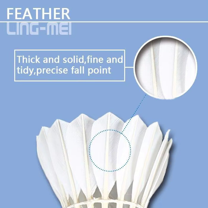LING-MEI 90PRO BWF Goose Feather Badminton Shuttlecock