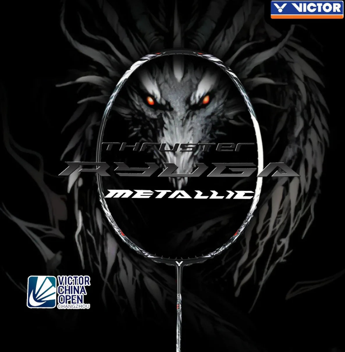 Victor THRUSTER RYUGA METALLIC (CO24 CHINA OPEN LIMITED EDITION) Badminton Racket