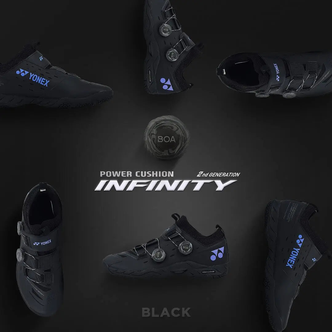 Yonex POWER CUSHION INFINITY UNISEX (Black) Badminton Footwear