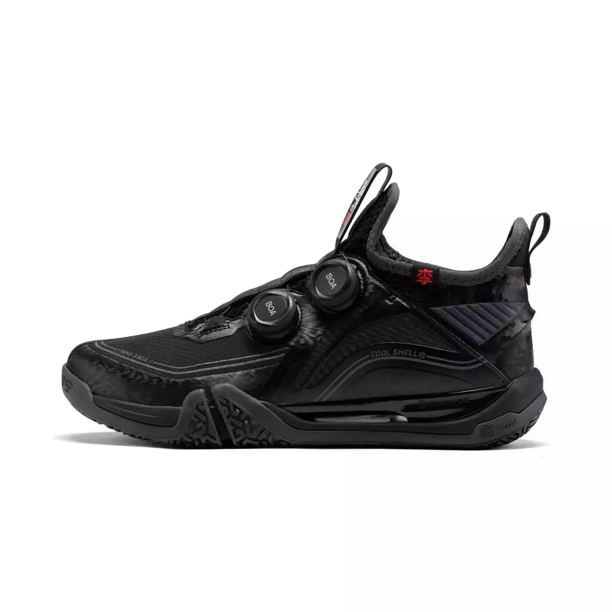 Li Ning Saga II Max Badminton Shoes (Uni-sex) Black