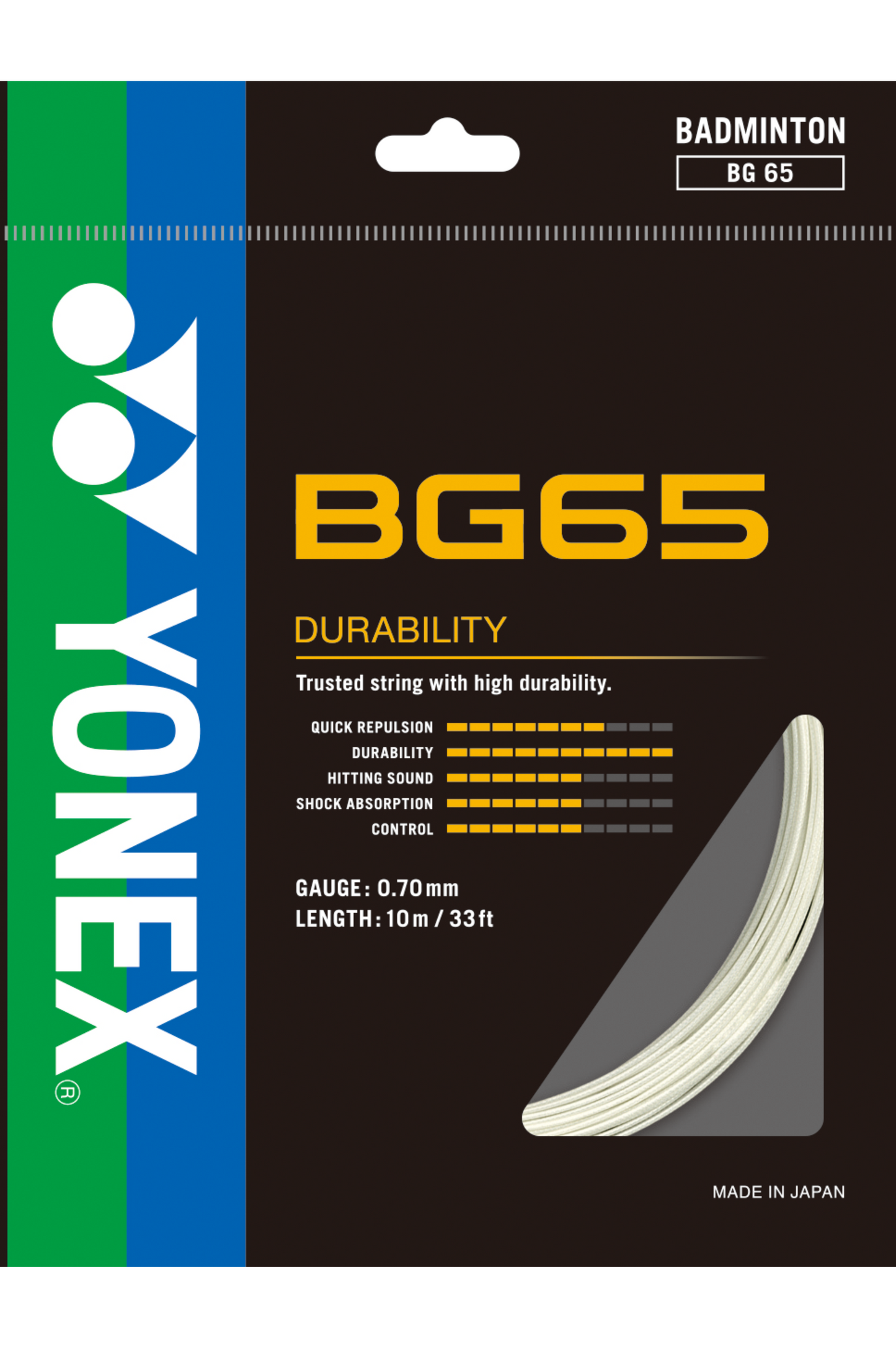 BG65 Yonex Badminton String Set (10m)
