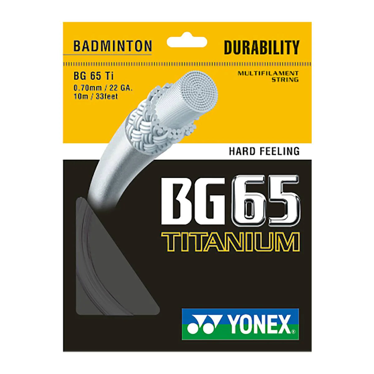BG65 TITANIUM Yonex Badminton String Set (10m)