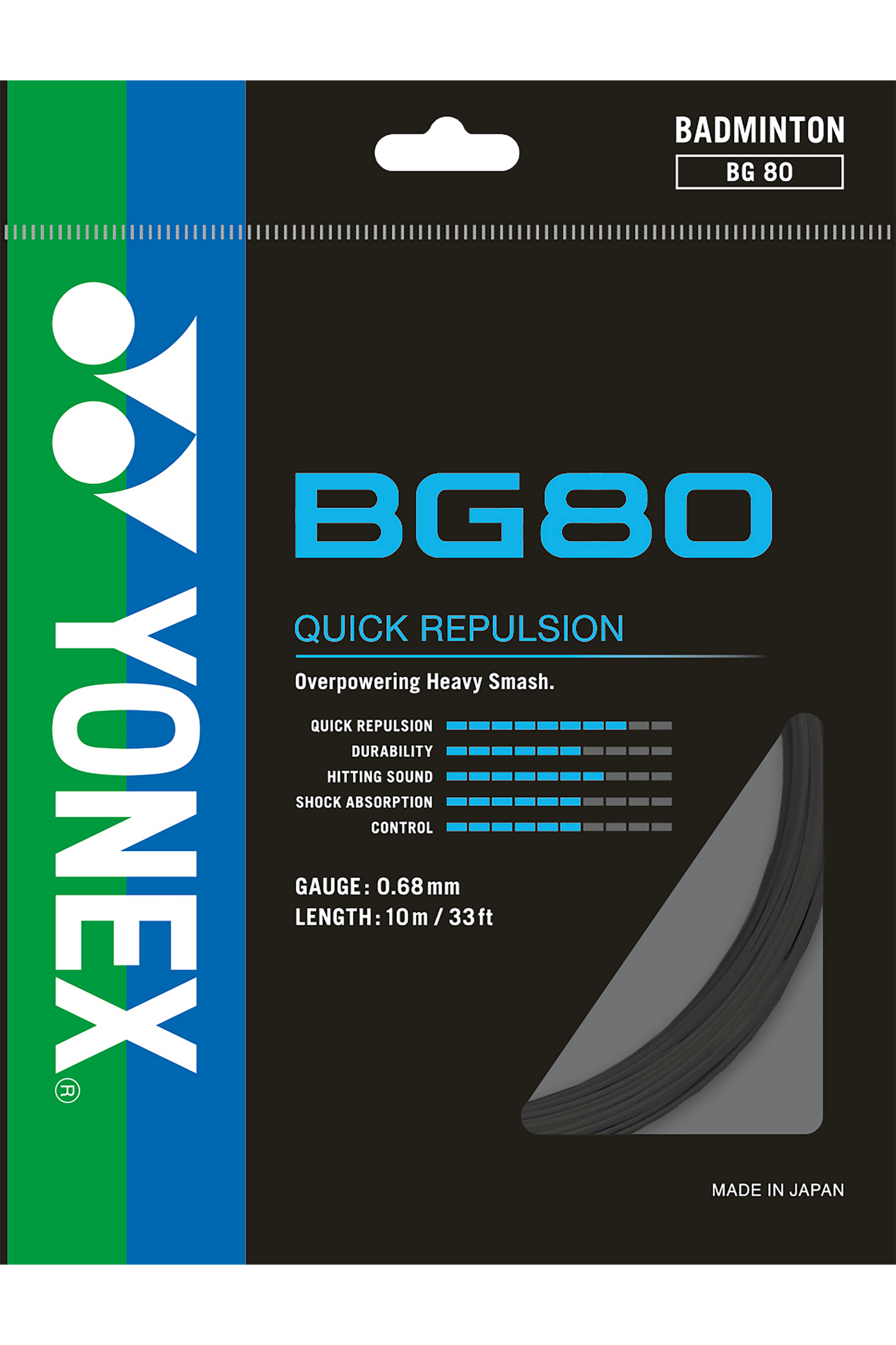 BG80 Yonex Badminton String Set (10m)