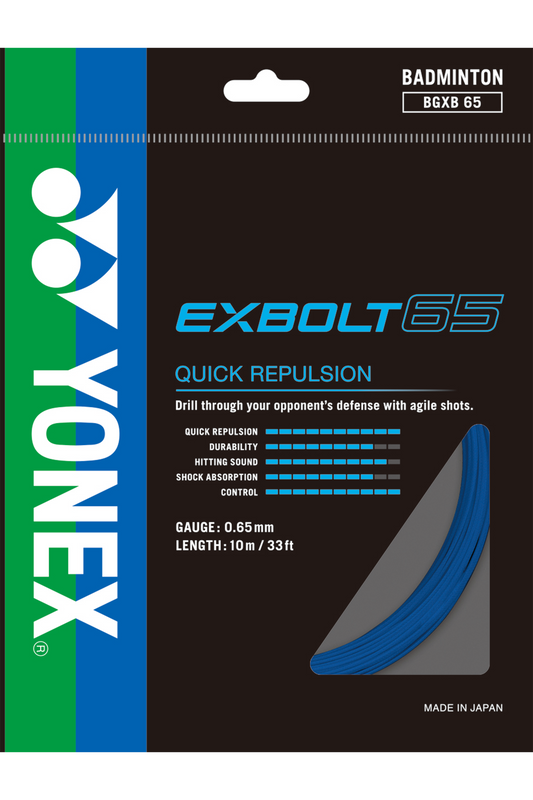 EXBOLT 65 Yonex Badminton String Set (10m)