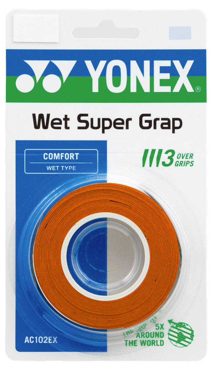 Yonex Super Grap AC102C Synthetic Over Grip (3 Wraps)