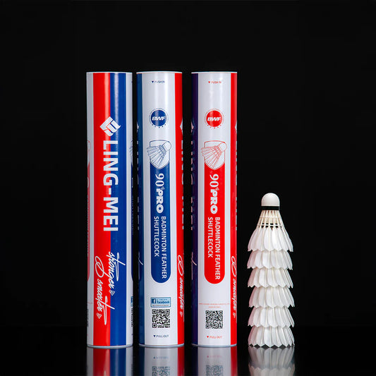 LING-MEI 90PRO BWF Goose Feather Badminton Shuttlecock