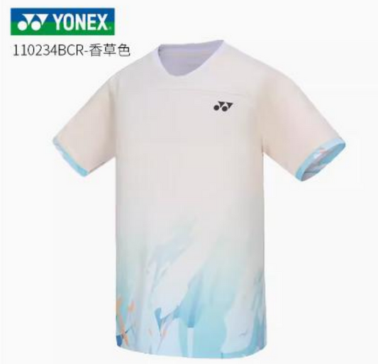 YONEX Badminton Men's Shirt  (Vanilla white) 110234BCR-588