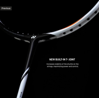 Yonex Duora Z-Strike (DUO-ZS-3UG5) Black White Badminton Rack