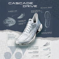 Yonex Cascade Drive 2 (Matte White) Badminton Shoes