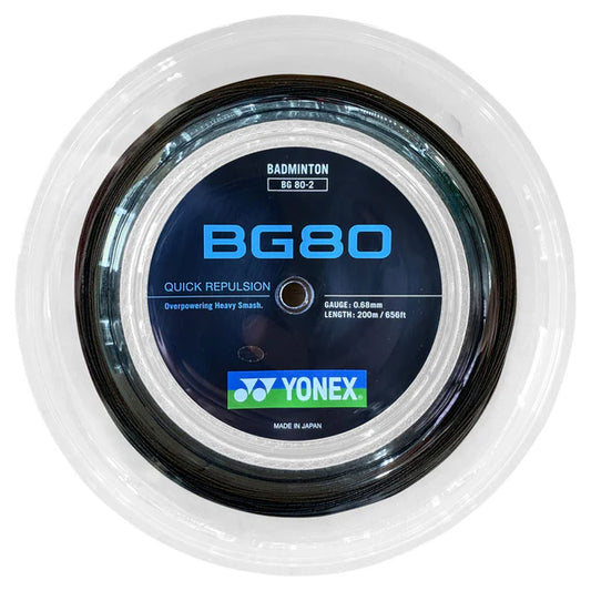 Yonex BG 80 Badminton String Reel (200m)