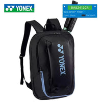 Yonex 2024 Badminton Backpack (Black/Rice White)(Light Purple) (Black)(BA82412CR)