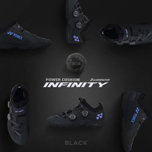Yonex POWER CUSHION INFINITY UNISEX (Black) Badminton Footwear