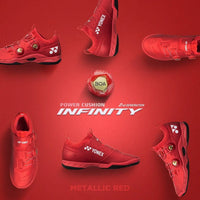 Yonex POWER CUSHION INFINITY UNISEX (Metallic Red) Badminton Footwear
