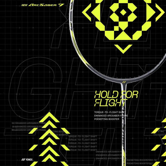 Yonex ArcSaber 7 Play [Gray/Yellow] ( -PreStrung ) Badminton Racket