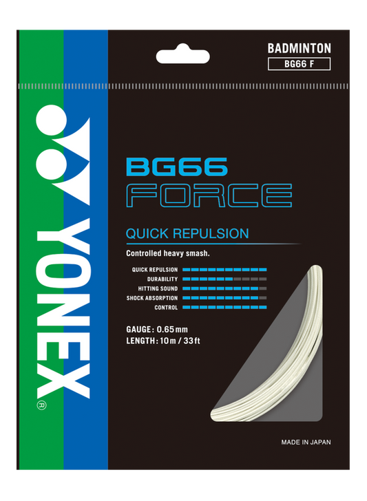BG66 FORCE Yonex Badminton String Set (10m)