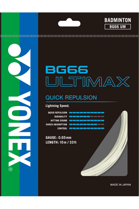 BG66 ULTIMAX Yonex Badminton String Set (10m)