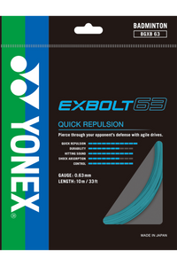 EXBOLT 63 Yonex Badminton String Set (10m)