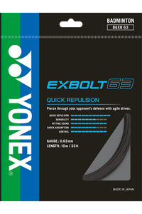 EXBOLT 63 Yonex Badminton String Set (10m)