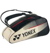 ##Yonex Active 6 Racket Badminton Bag (Black/Beige) (Lavender) (BA82426CR)