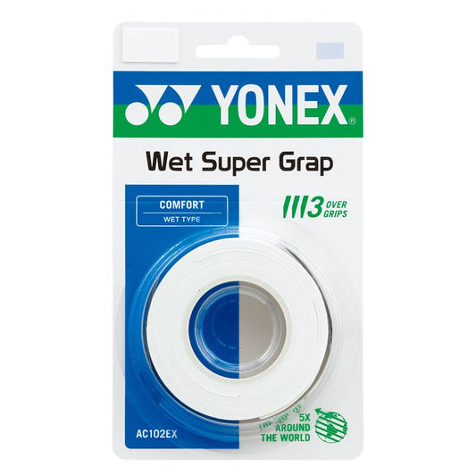 Yonex Super Grap AC102C Synthetic Over Grip (3 Wraps)