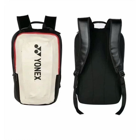 Yonex 2024 Badminton Backpack (Black/Rice White)(Light Purple) (Black)(BA82412CR)