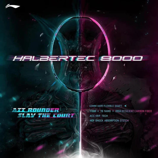 Li-Ning Halbertec 8000 Badminton Racket (4U/G5)