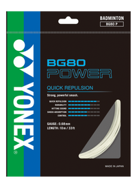 BG80 Power Yonex Badminton String Set (10m)