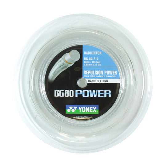 Yonex BG 80 Power Badminton String Reel (200m)